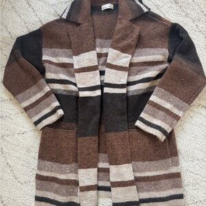 BE COOL Striped Cardigan
